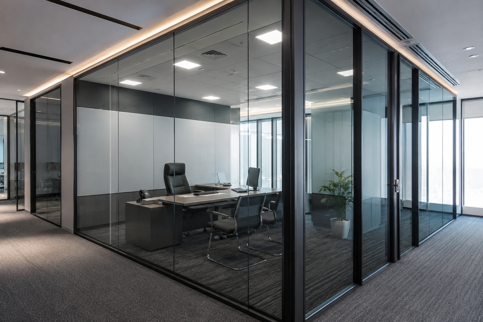 Office Glass Cabin